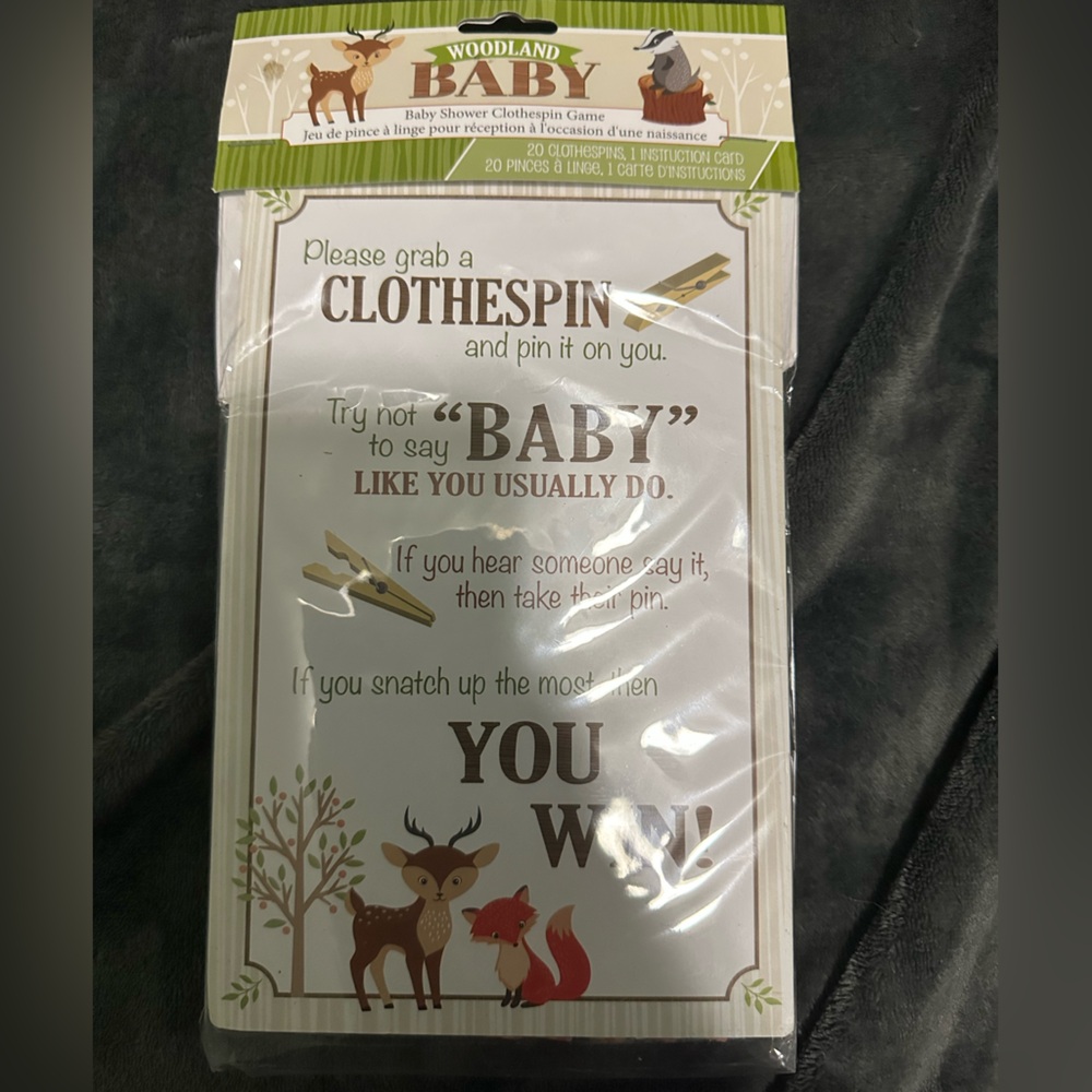 🦊Baby shower game